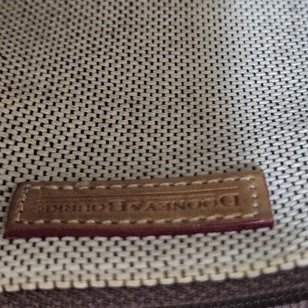 Dooney & Bourke Pink Monogram Logo Domed Satchel Handbag Double Handle Purse - Picture 12 of 16